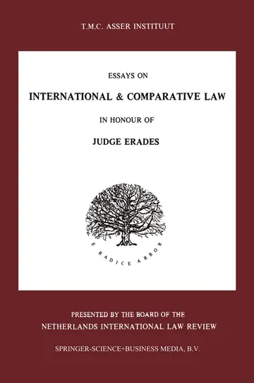 Cover of Essays on International & Comparative Law