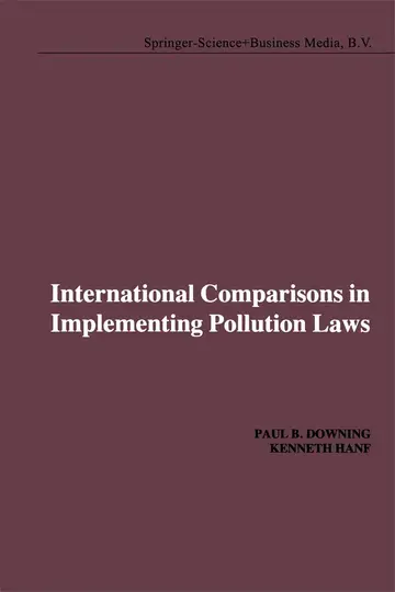 Cover of International Comparisons in Implementing Pollution Laws