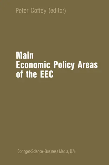 Cover of Main Economic Policy Areas of the EEC