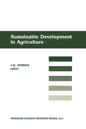 Cover of Sustainable Development of Agriculture