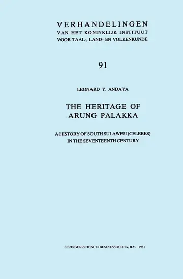 Cover of The Heritage of Arung Palakka