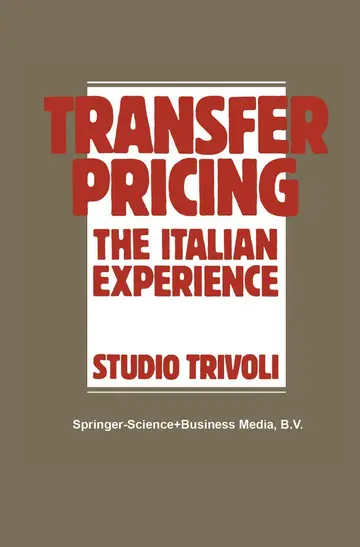 Cover of Transfer Pricing