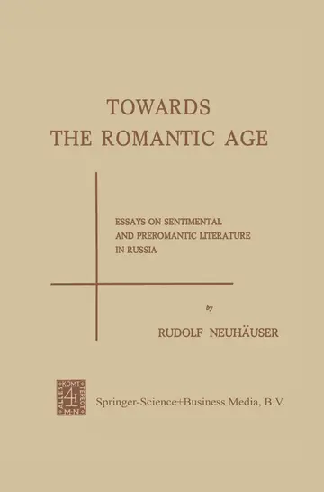 Cover of Towards the Romantic Age