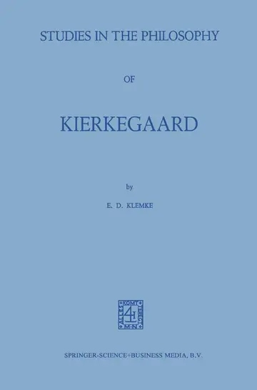 Cover of Studies in the Philosophy of Kierkegaard
