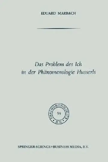 Cover of Das Problem Des Ich in Der Phänomenologie Husserls