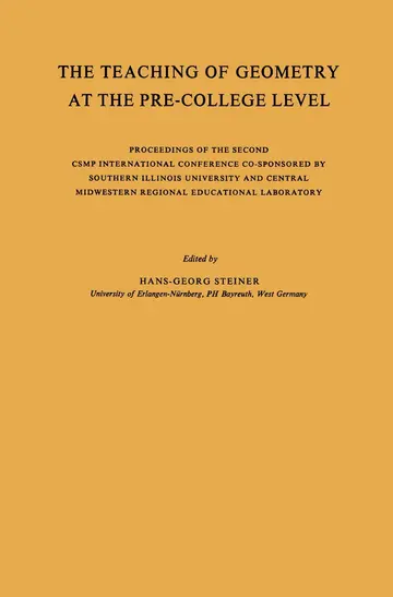 Cover of The Teaching of Geometry at the Pre-college Level