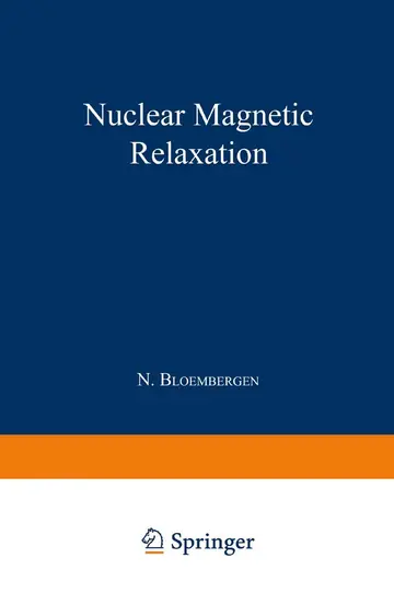 Cover of Nuclear Magnetic Relaxation