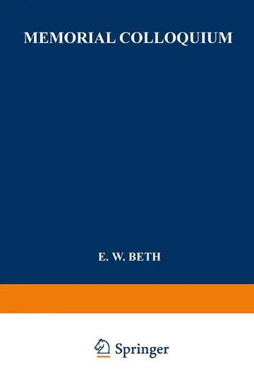 Cover of Memorial Colloquium