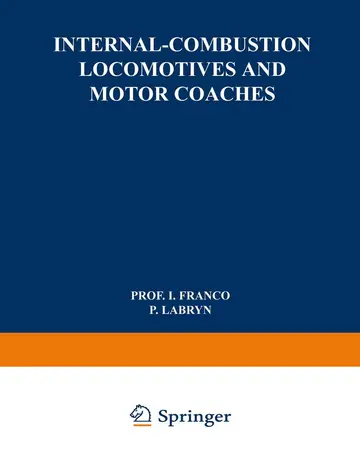 Cover of Internal-Combustion Locomotives and Motor Coaches