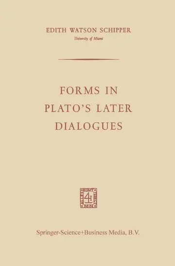 Cover of Forms in Plato’s Later Dialogues