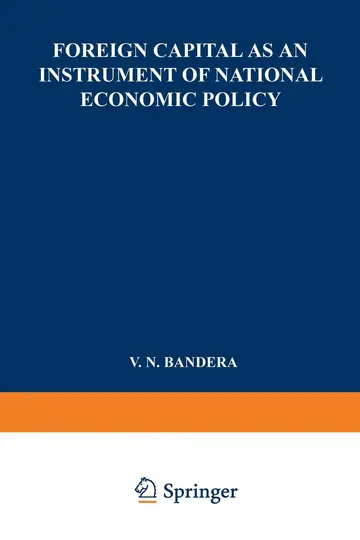Cover of Foreign Capital as an Instrument of National Economic Policy