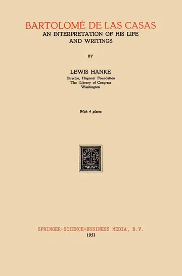 Cover of Bartolomé de Las Casas