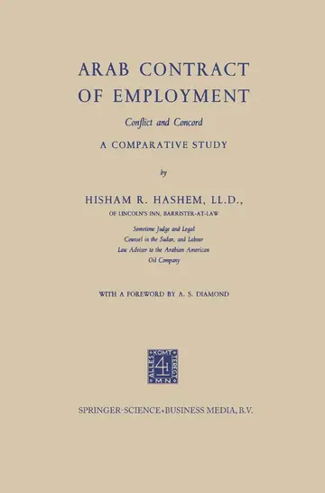Cover of Arab Contract of Employment