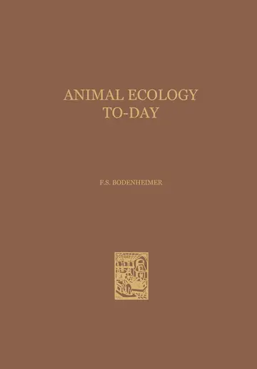 Cover of Animal Ecology To-Day