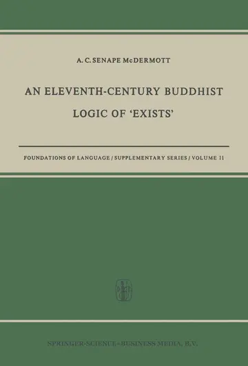 Cover of An Eleventh-Century Buddhist Logic of "Exists"