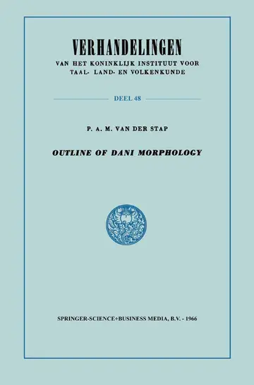 Cover of Outline of Dani Morphology