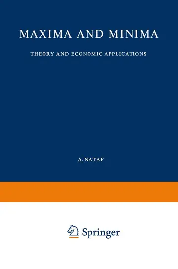 Cover of Maxima and Minima