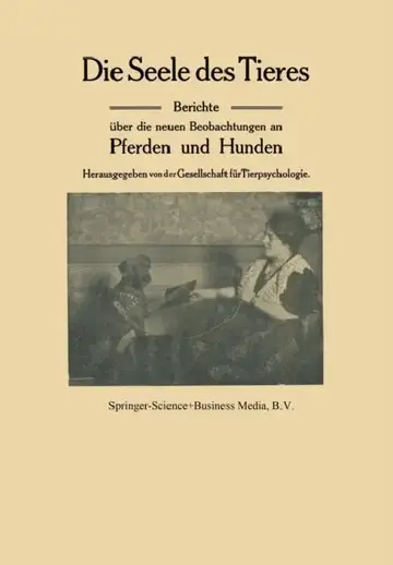Cover of Die Seele Des Tieres