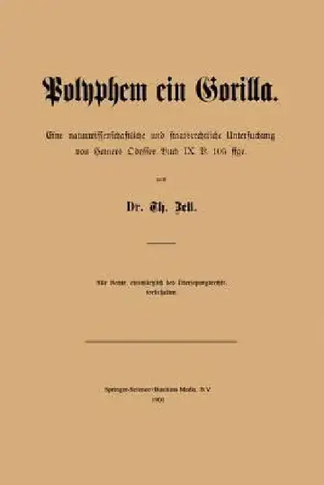Cover of Polyphem Ein Gorilla