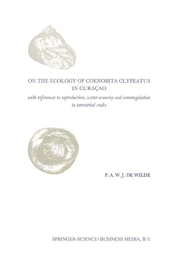 Cover of On the Ecology of Coenobita Clypeatus in Curaçao