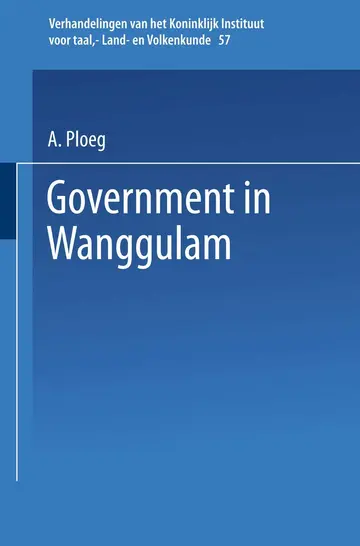Cover of Government in Wanggulam