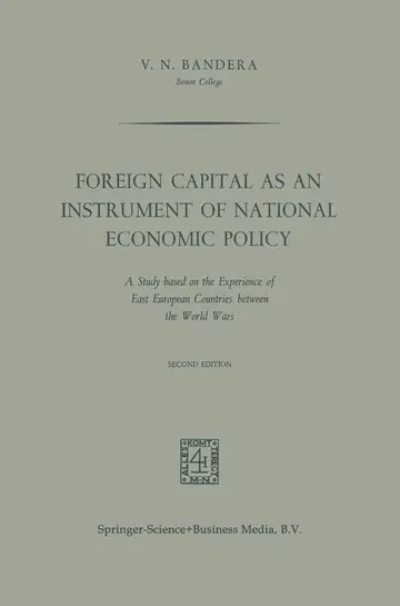 Cover of Foreign Capital as an Instrument of National Economic Policy