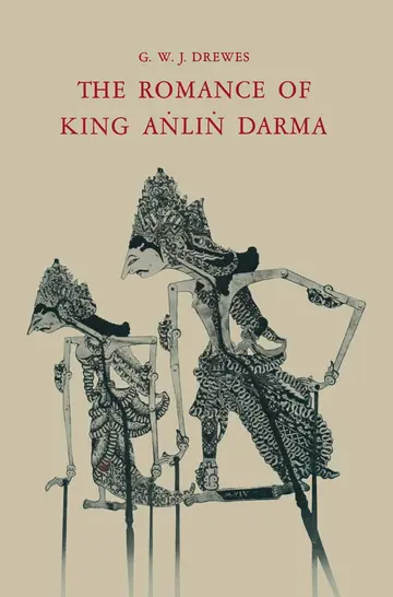Cover of The Romance of King Aṅliṅ Darma in Javanese Literature