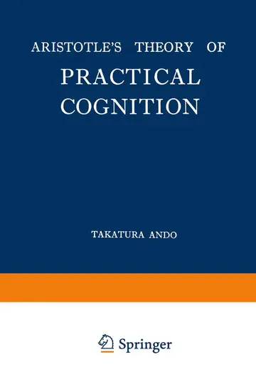 Cover of Aristotle’s Theory of Practical Cognition