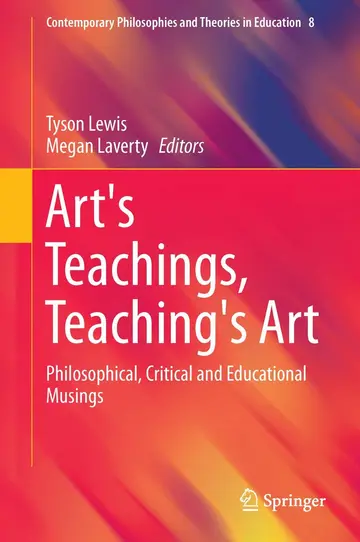 Cover of Art's Teachings, Teaching's Art