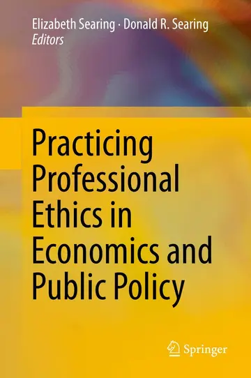 Cover of Practicing Professional Ethics in Economics and Public Policy
