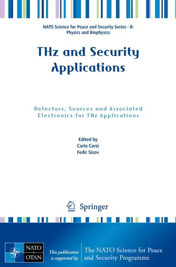 Cover of THz and Security Applications