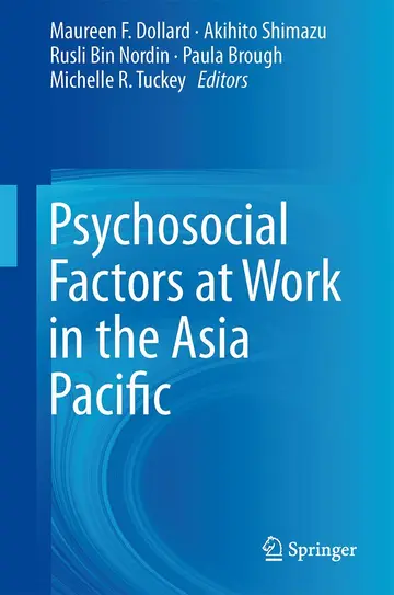 Cover of Psychosocial Factors at Work in the Asia Pacific