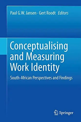 Cover of Conceptualising and Measuring Work Identity
