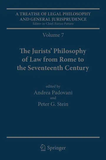 Cover of A Treatise of Legal Philosophy and General Jurisprudence
