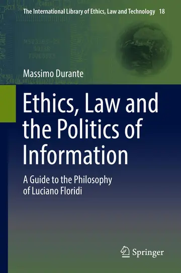 Cover of Ethics, Law and the Politics of Information