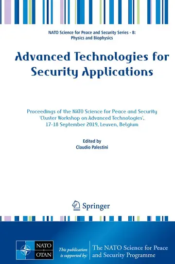 Cover of Advanced Technologies for Security Applications