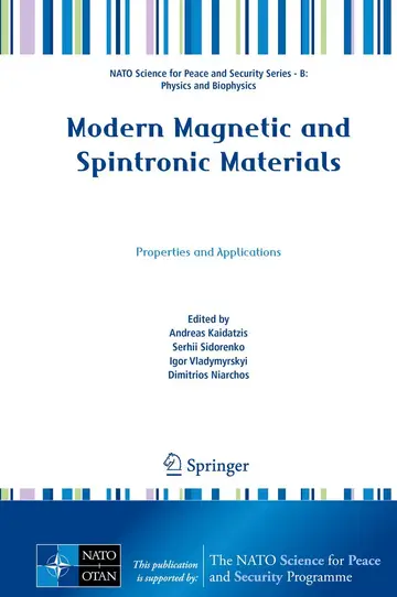 Cover of Modern Magnetic and Spintronic Materials