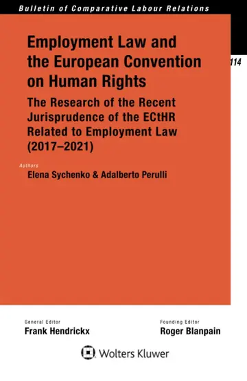 Cover of Employment Law and the European Convention on Human Rights