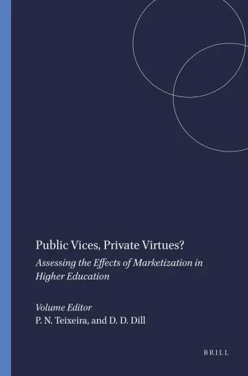 Cover of Public Vices, Private Virtues?