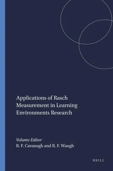 Cover of Applications of Rasch Measurement in Learning Environments Research