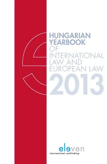 Cover of Hungarian Yearbook of International Law and European Law