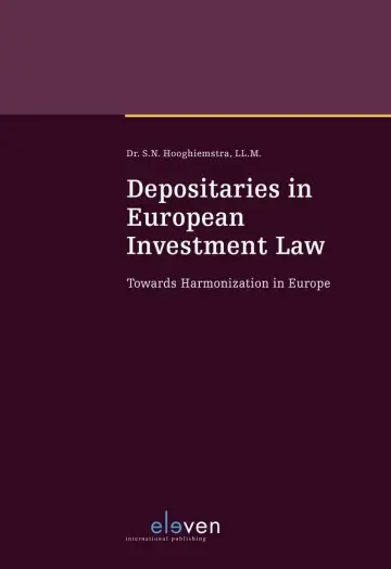 Cover of Depositaries in European Investment Law