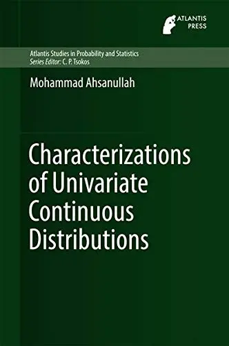 Cover of Characterizations of Univariate Continuous Distributions