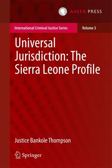 Cover of Universal Jurisdiction