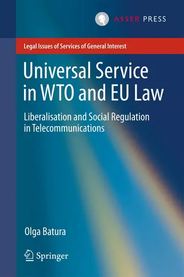 Cover of Universal Service in WTO and EU law