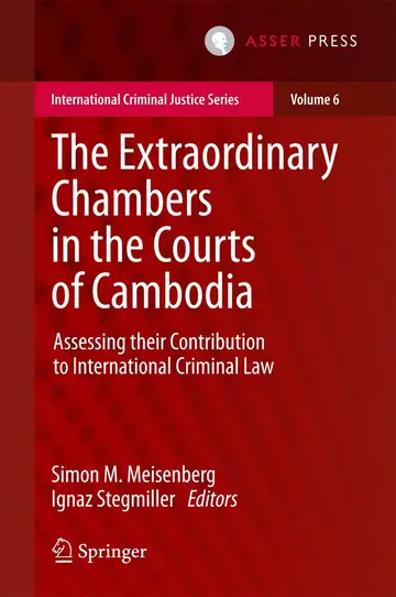 Cover of The Extraordinary Chambers in the Courts of Cambodia
