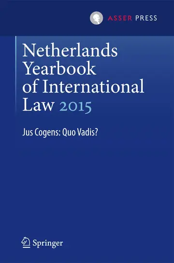 Cover of Netherlands Yearbook of International Law 2015