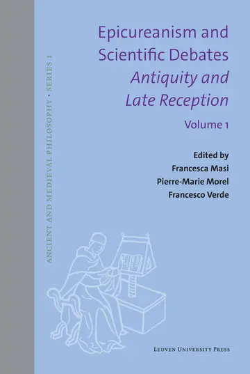 Cover of Epicureanism and Scientific Debates. Antiquity and Late Reception
