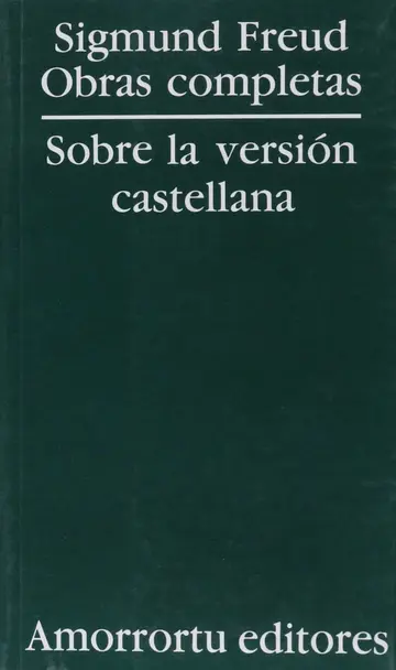 Cover of Obras Completas - Freud 25 Tomos