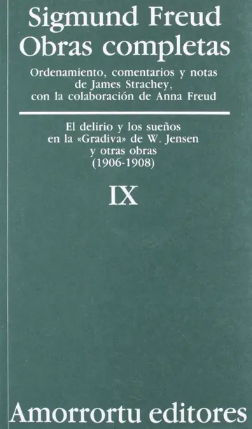Cover of Obras Completas - Tomo IX - El Delirio y Los Suenos